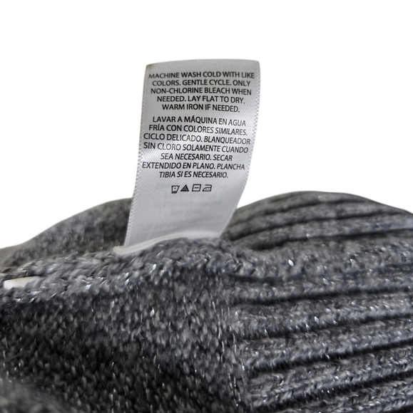 Holiday Time Puppy Dog Fair Pink Red Blue Gray Metallic Isle Metallic Sweater XL - Picture 8 of 8